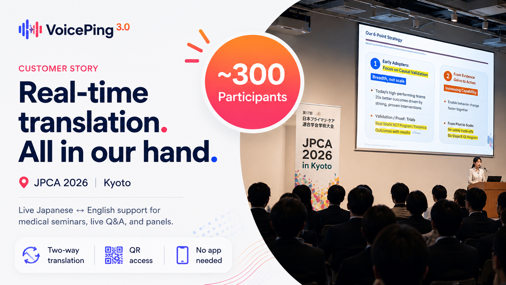 Real-Time Bilingual Translation at JPCA 2026 in Kyoto