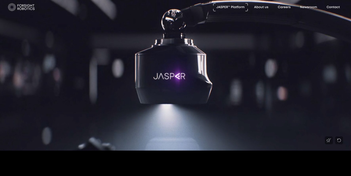 ForSight Robotics JASPER platform website