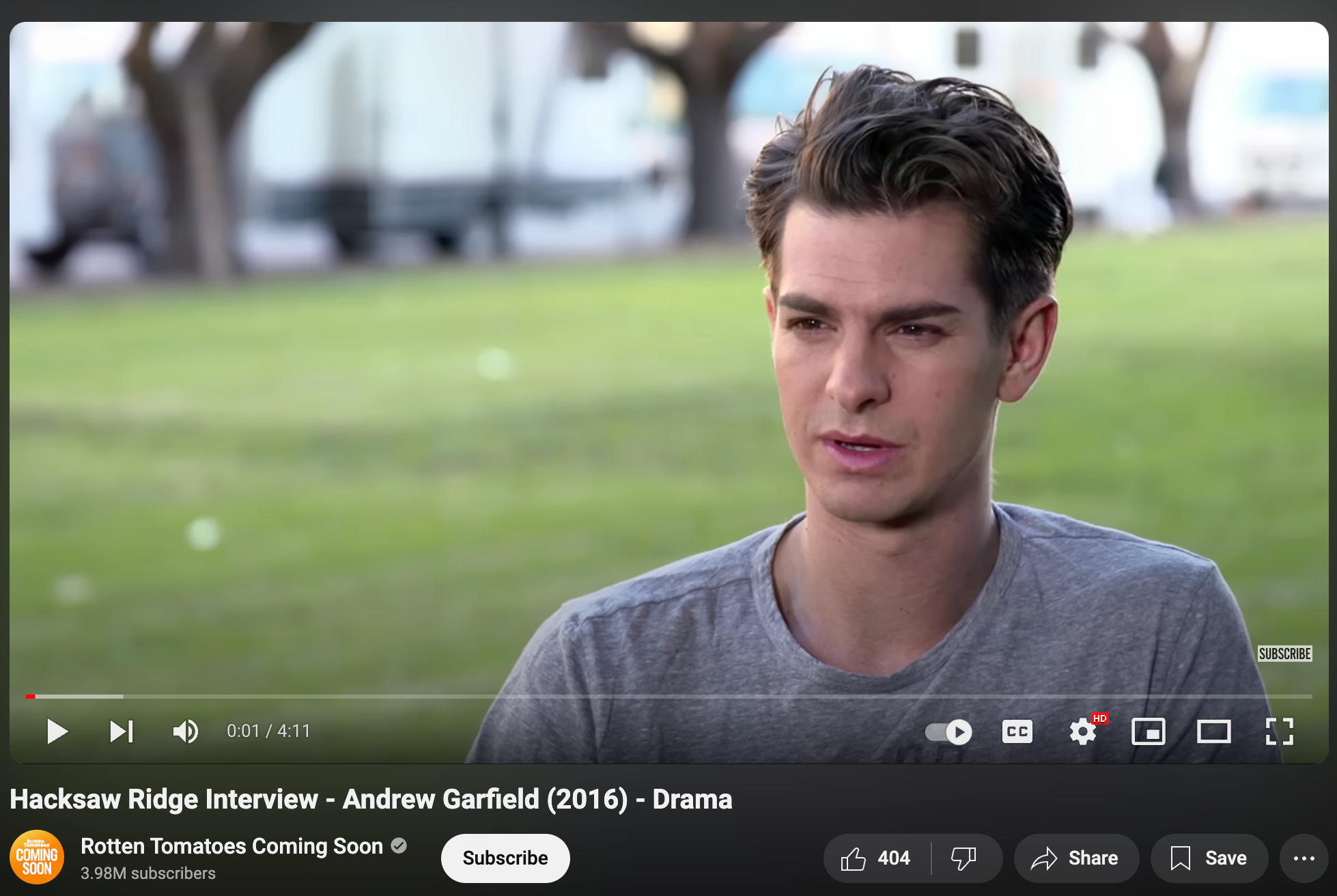 Face cropped clip example