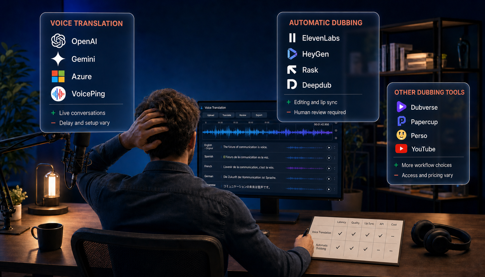 Voice Translation and Automatic Dubbing Tools: 2026 Market Comparison