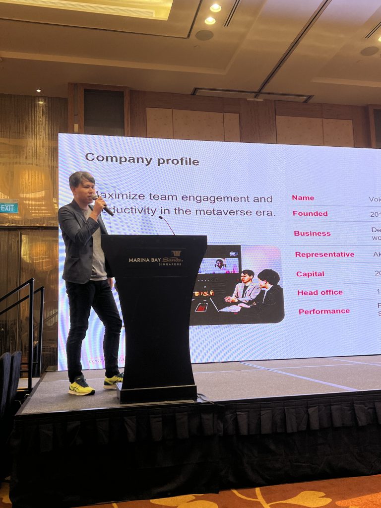 VoicePing’s CEO, Mr. Nakajima, shared about our vision and product