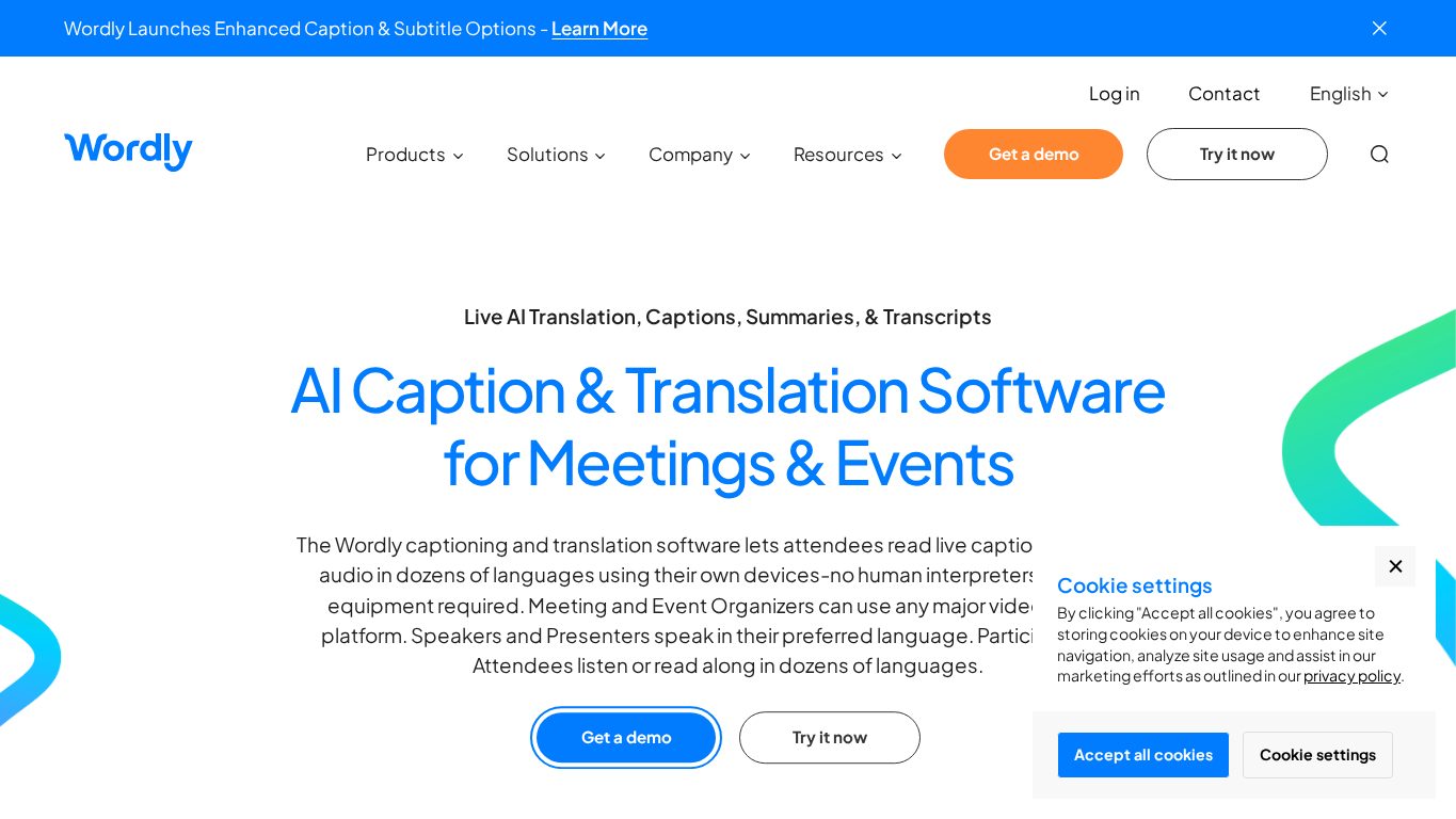 Wordly AI translation software