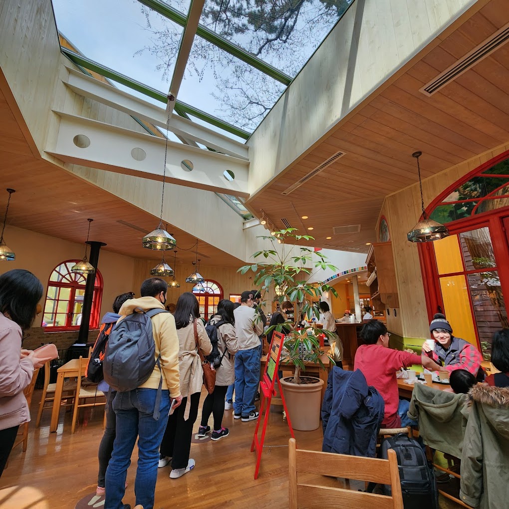 Inside the Straw Hat Cafe