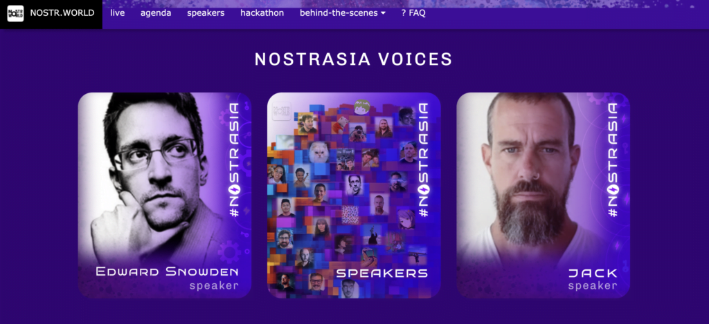 Nostrasia event with Jack and Edward as speakers