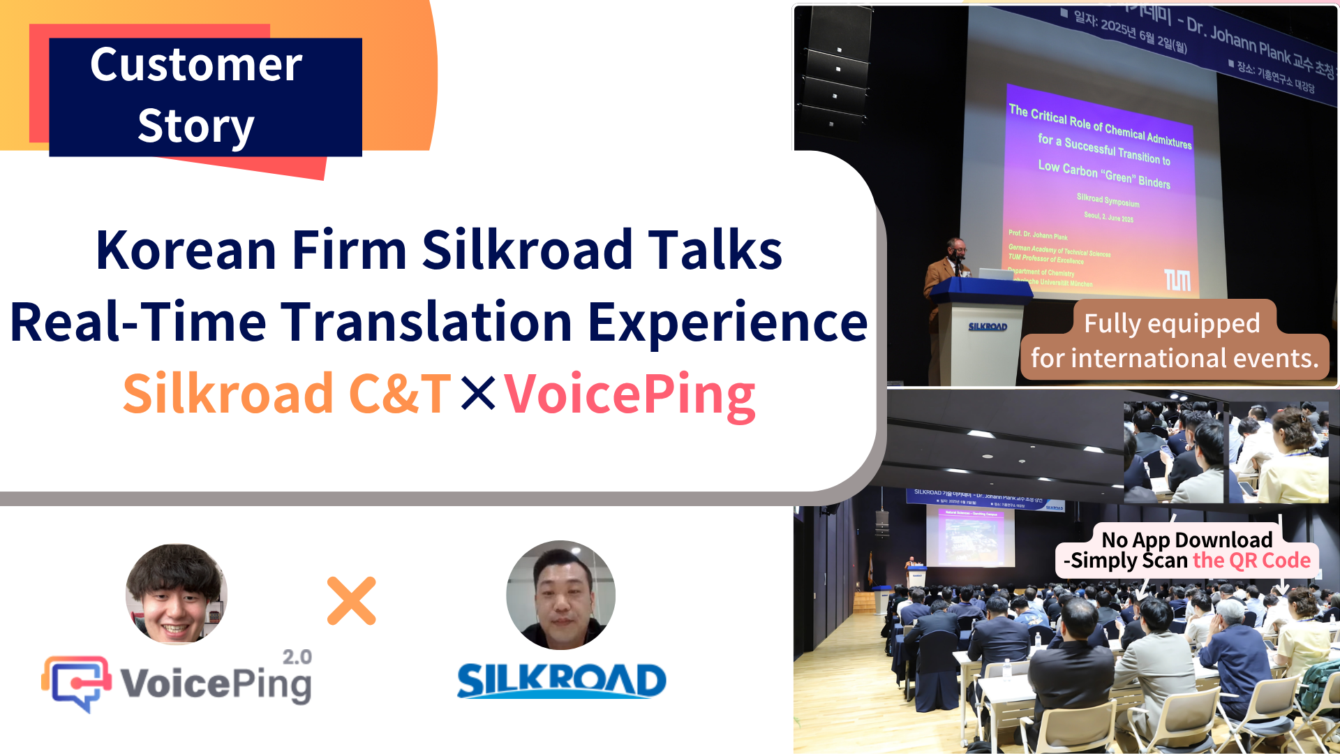 Sharing Technology and Knowledge Beyond Language Barriers: Silkroad C&T x VoicePing
