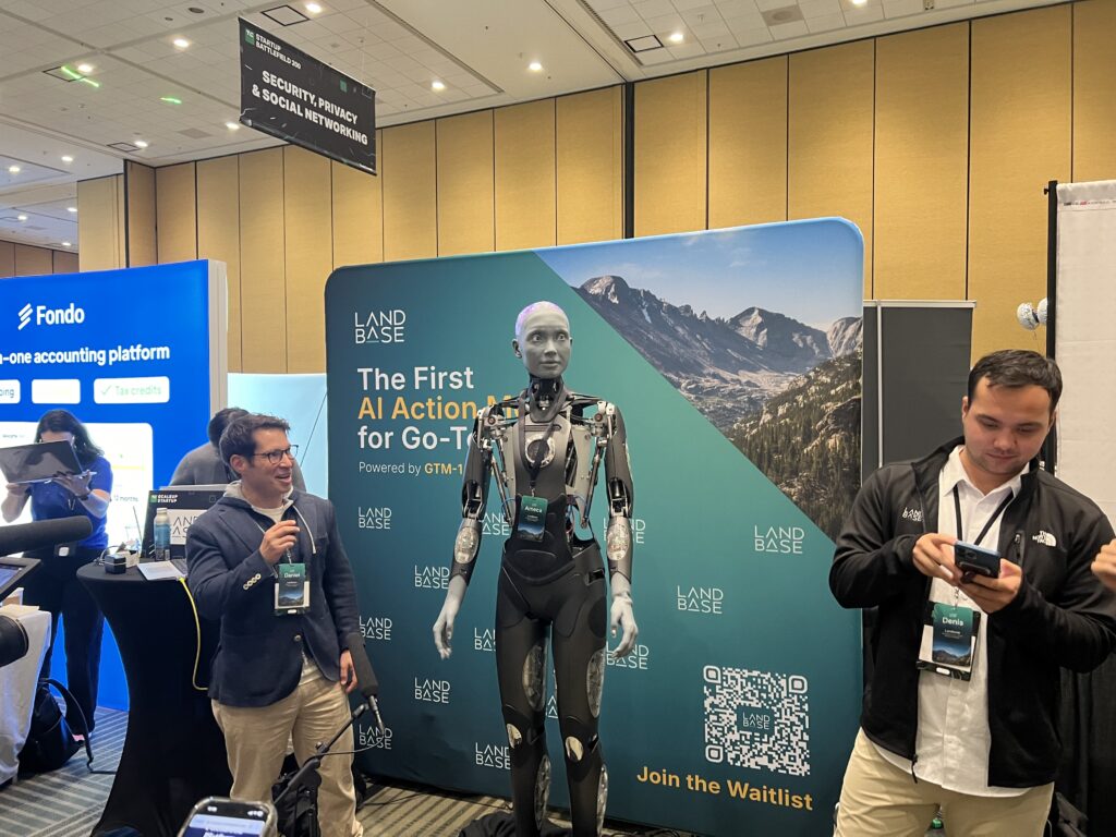 Startup exhibition area