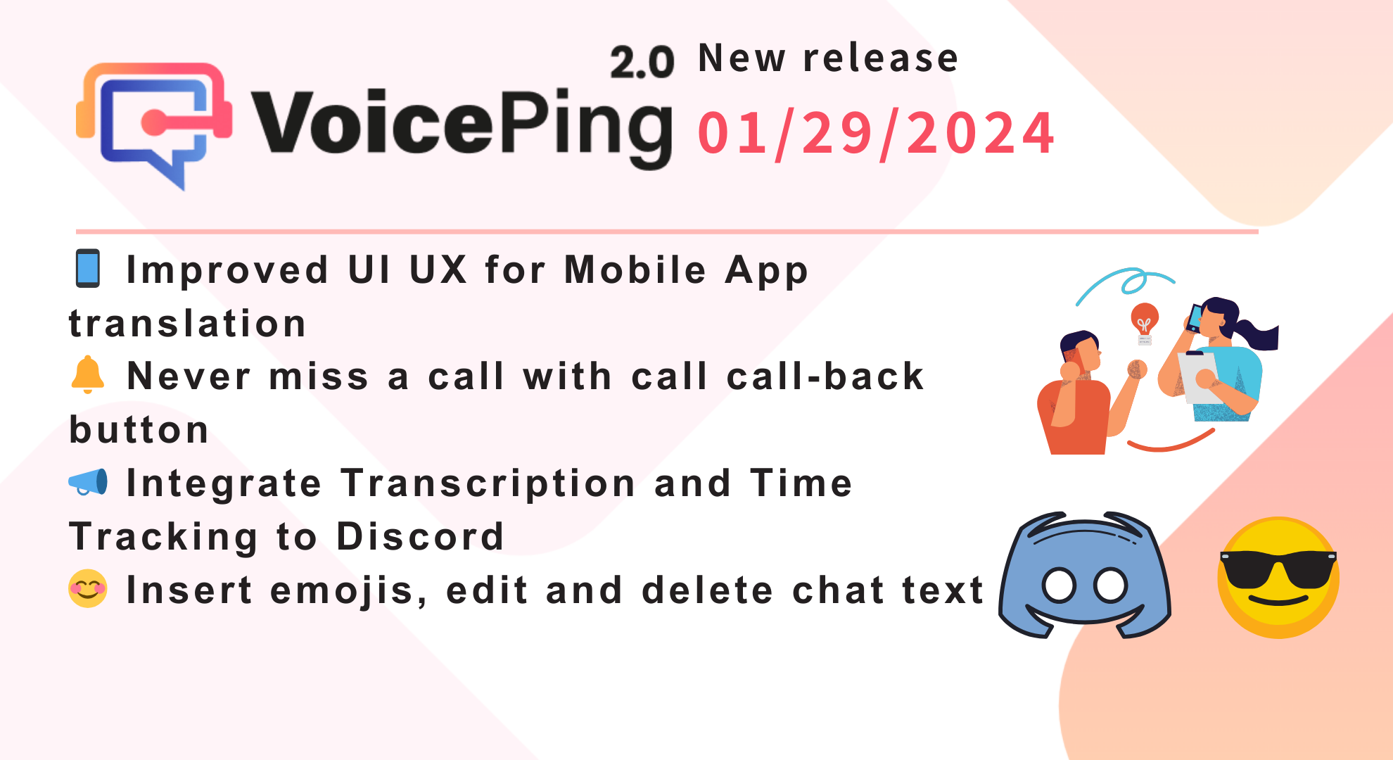 Communicate Smarter with VoicePing: Enhanced Mobile App Voice Translation, Missed Call Alerts, and Discord Connectivity