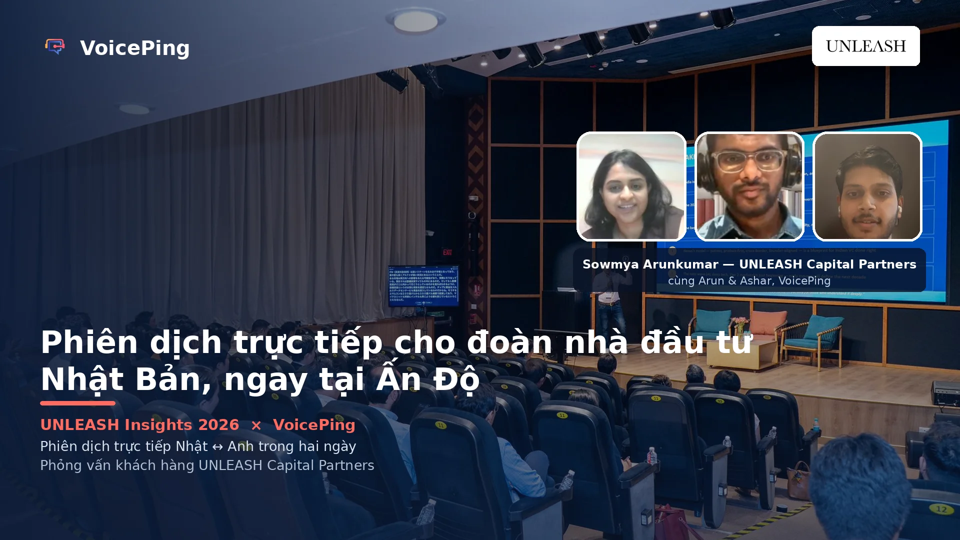 UNLEASH Insights 2026: Dịch AI theo thời gian thực cho đoàn nhà đầu tư Nhật Bản tại Ấn Độ