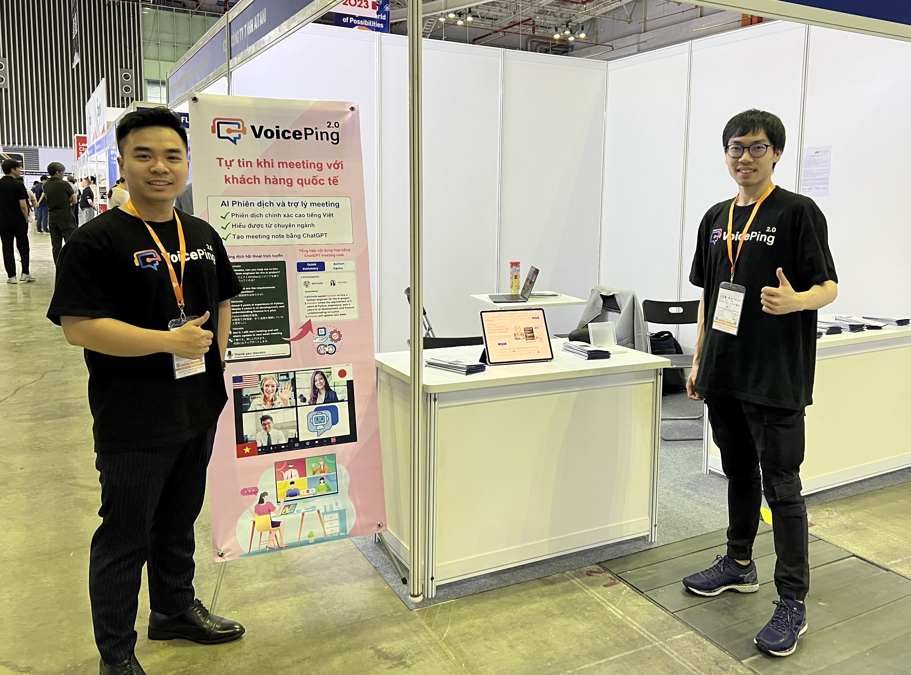 VoicePing Showcases Real-Time Voice Translation at Vietnam ICTComm 2023