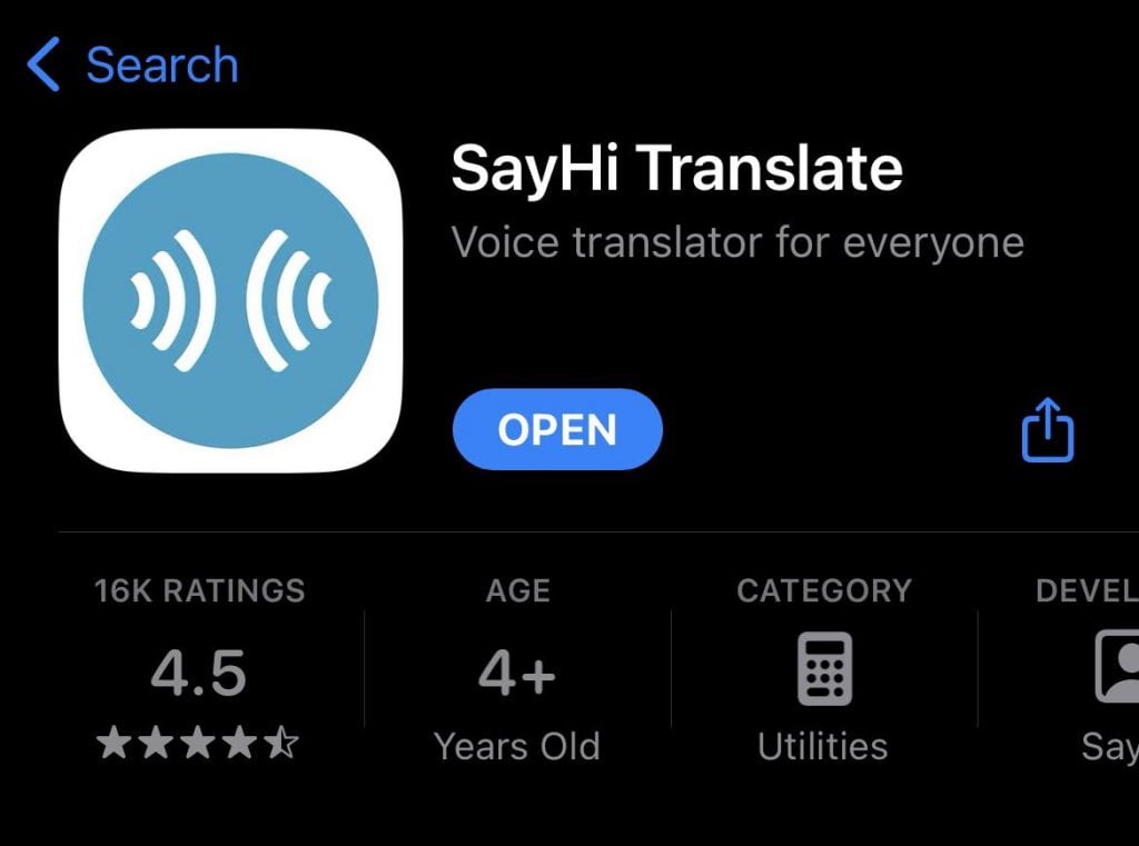 SayHi Translate