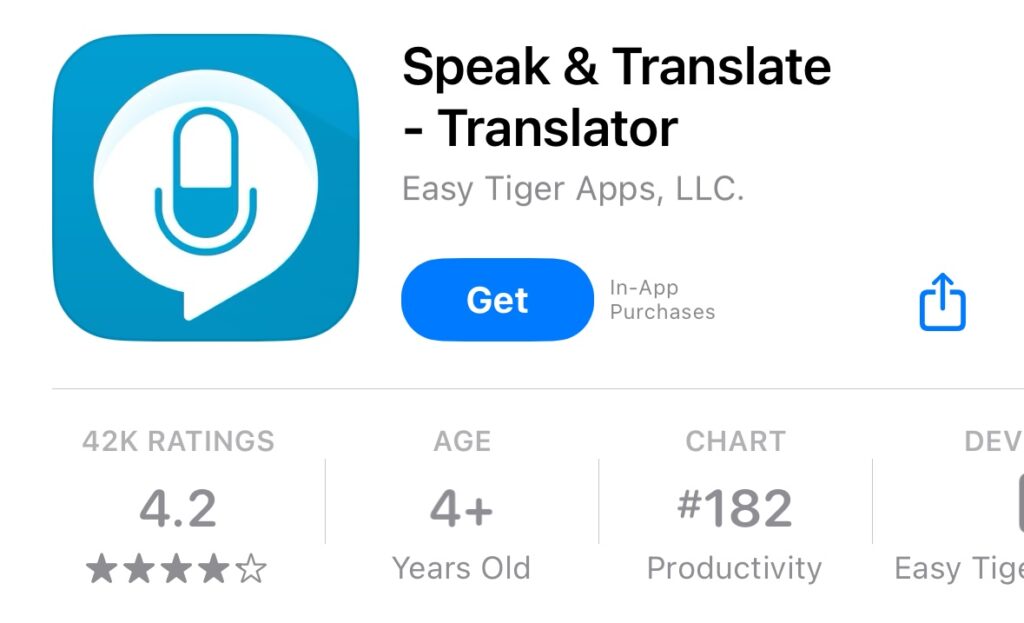 Speak&Translate-Translator