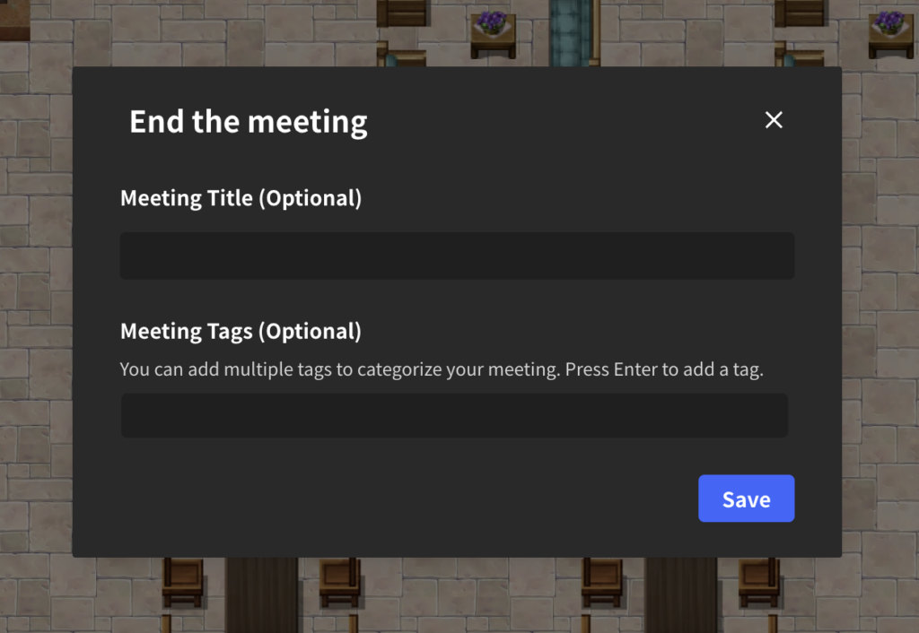 Meeting Log Tagging