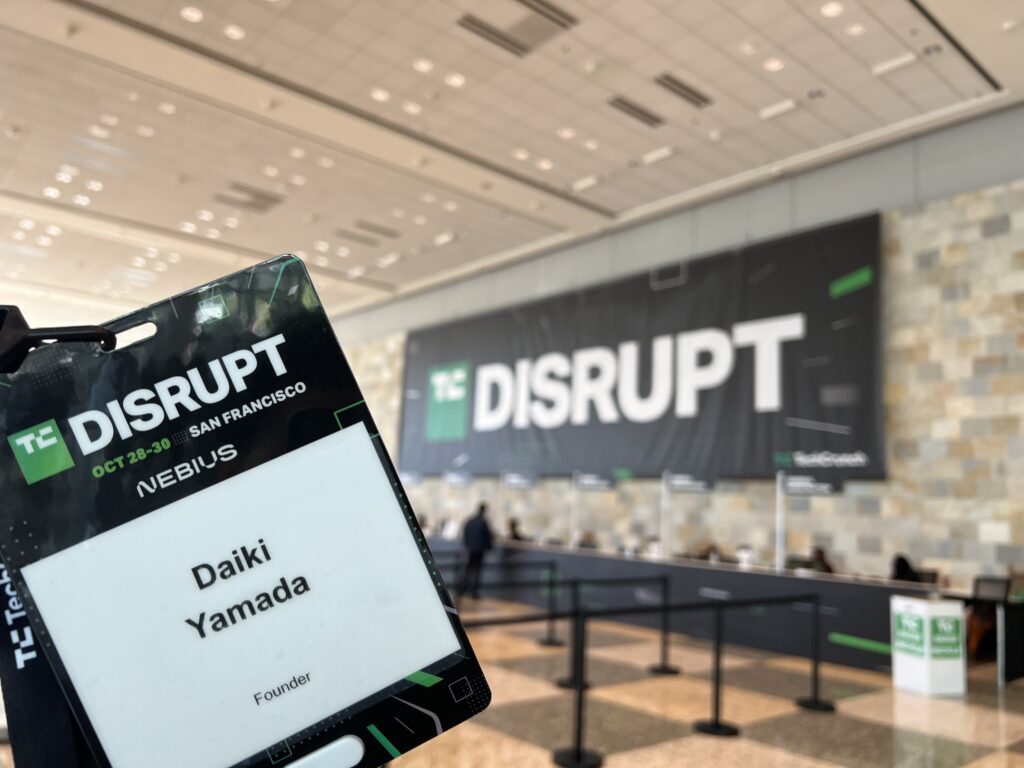 サンフランシスコで開催されたTechCrunch Disrupt 2024に参加してきました！