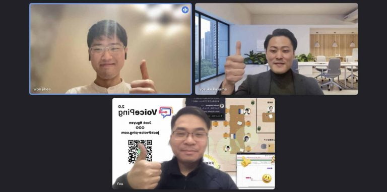 インタビュー様子