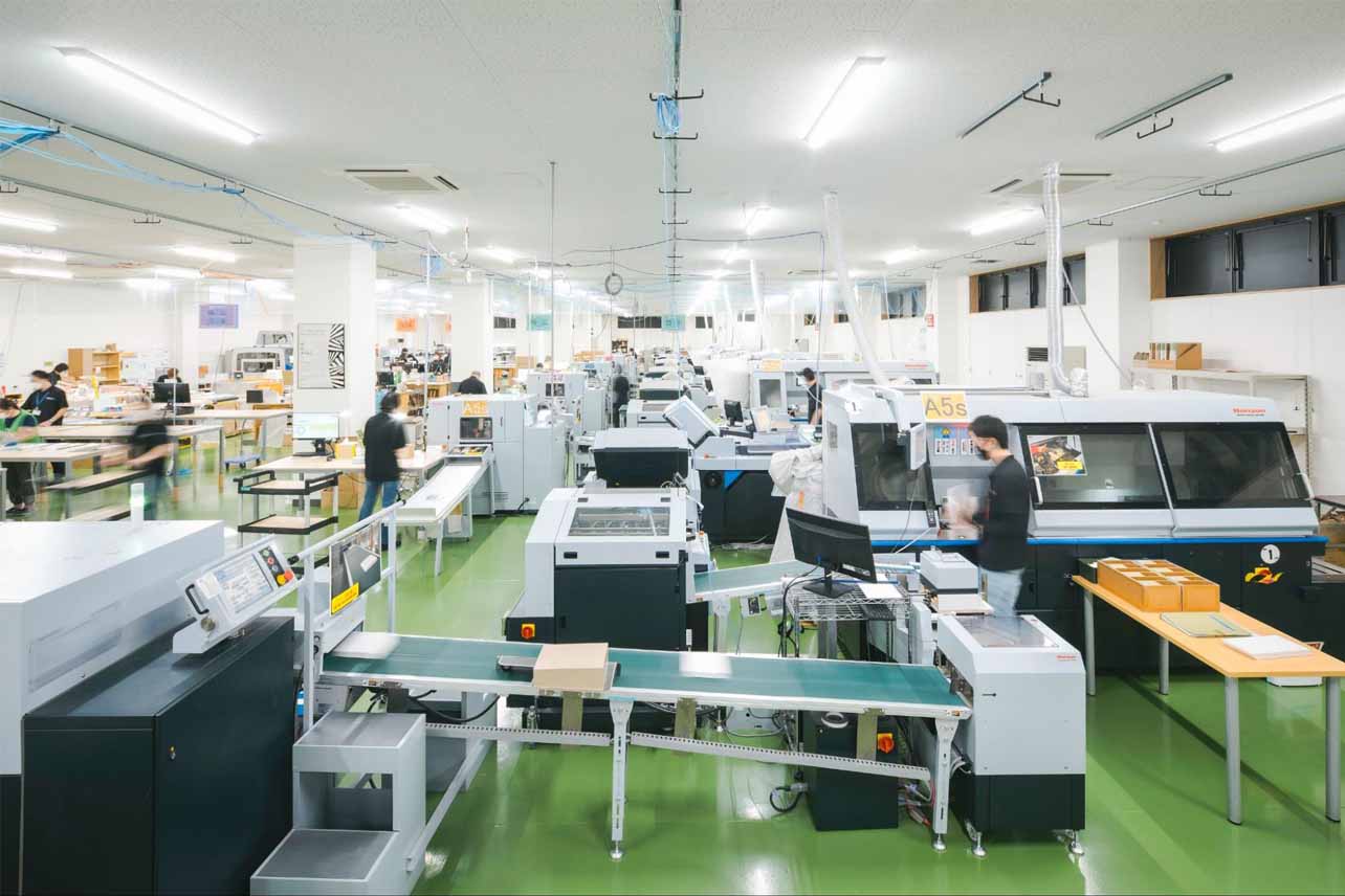 しまうまプリントの印刷工場