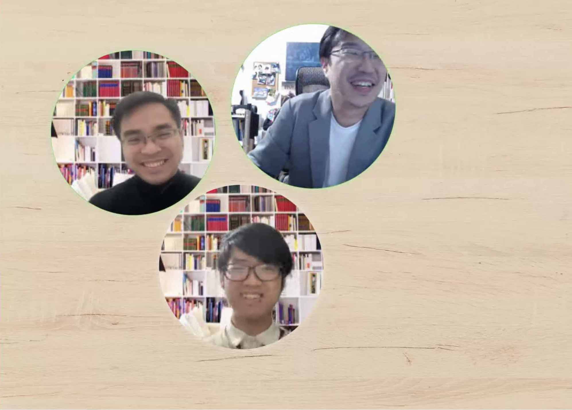 VoicePing上でインタビューをしている様子