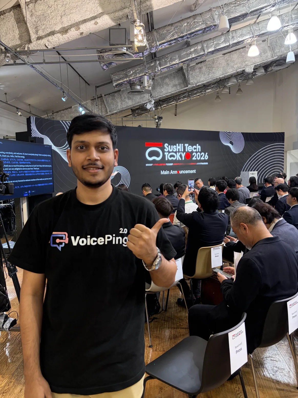 VoicePing, SusHi Tech Tokyo 2026 GLOBAL × SCALEUP TOKYO 스타트업 쇼케이스에서 실시간 번역 제공