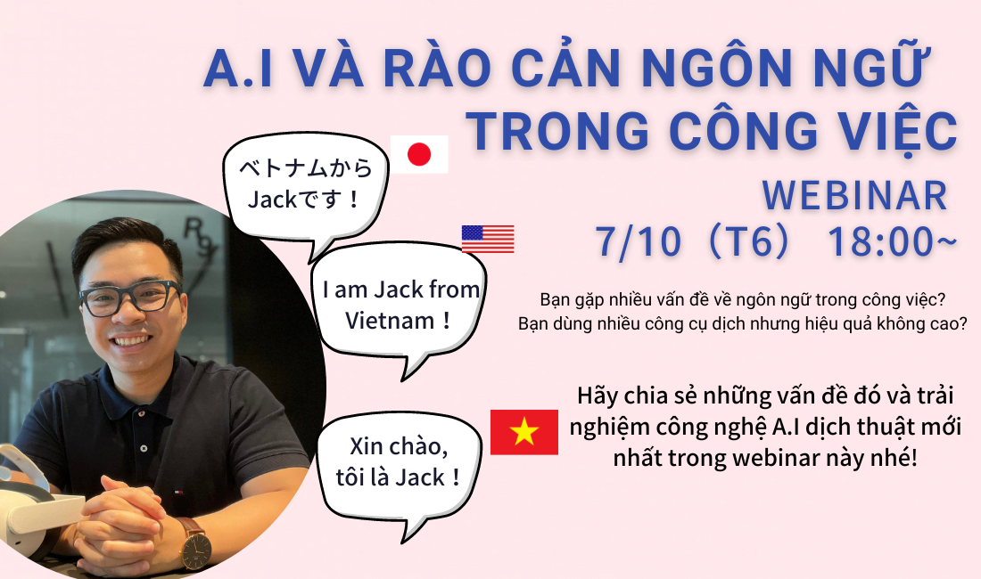 A.I và rào cản ngôn ngữ Webinar 7/10