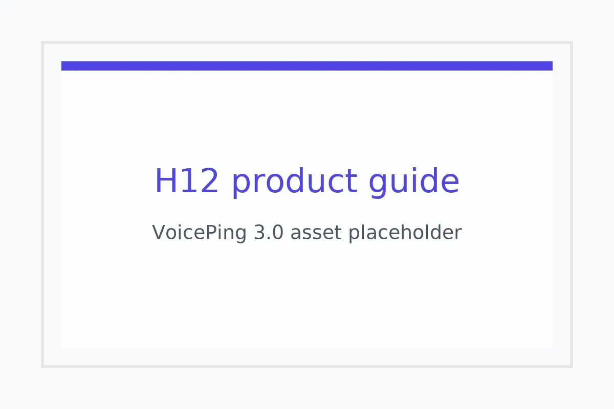 下載VoicePing 3.0產品指南