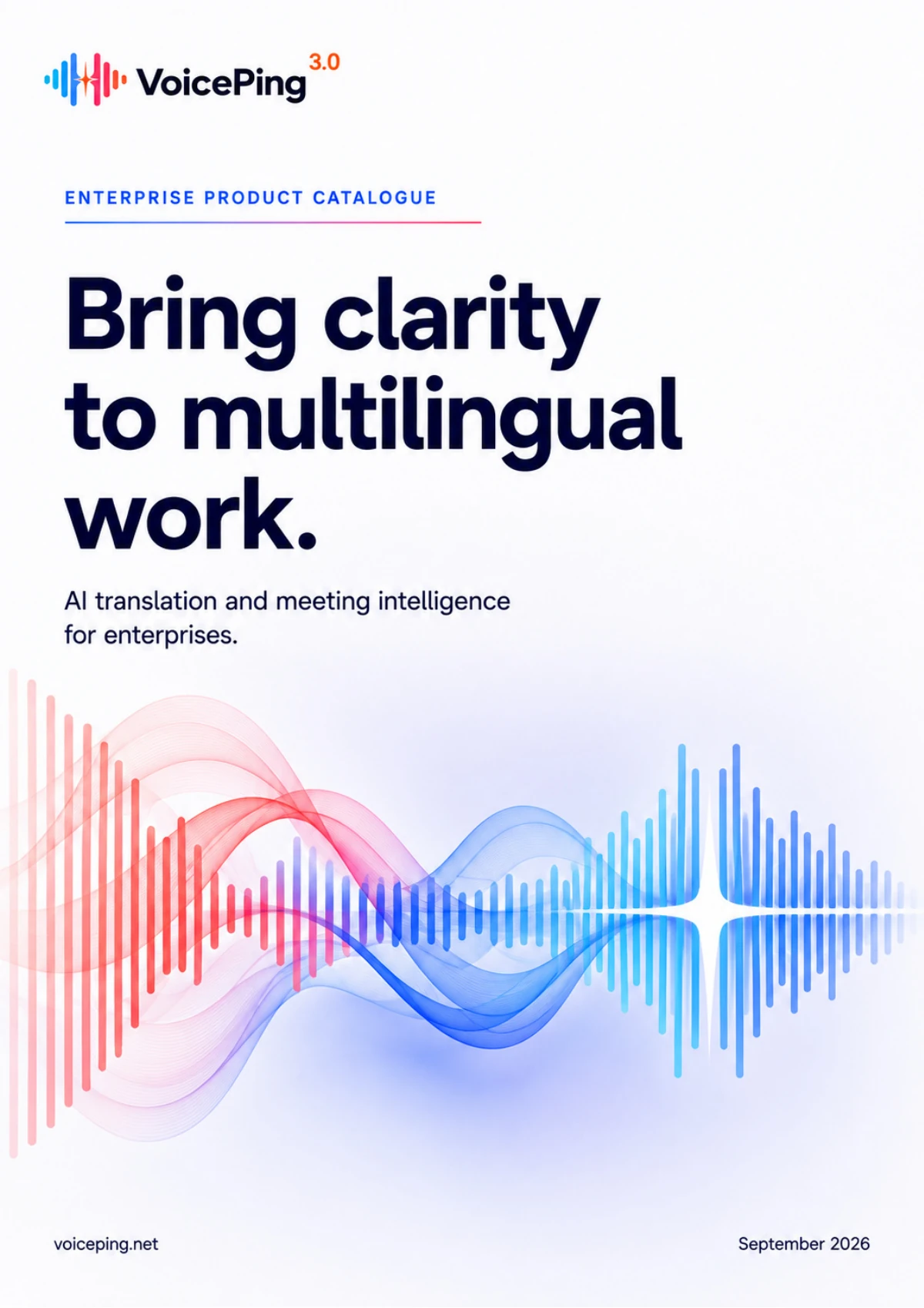 VoicePing 3.0 English product guide cover