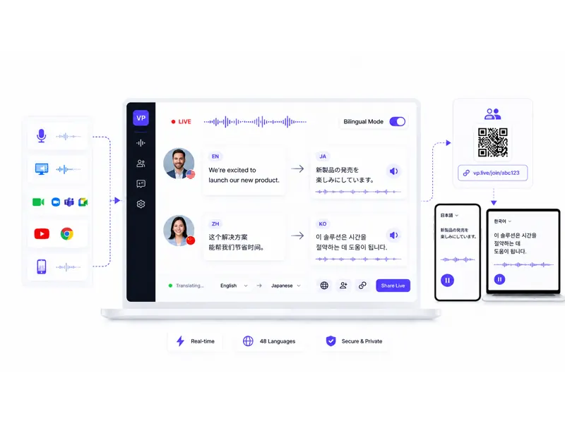 VoicePing即時翻譯全球會議