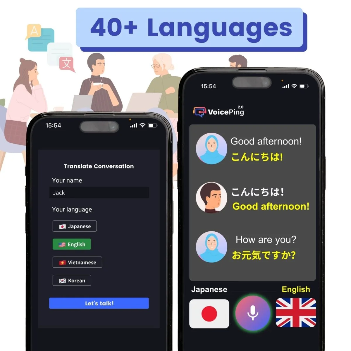 40+ Languages Supported