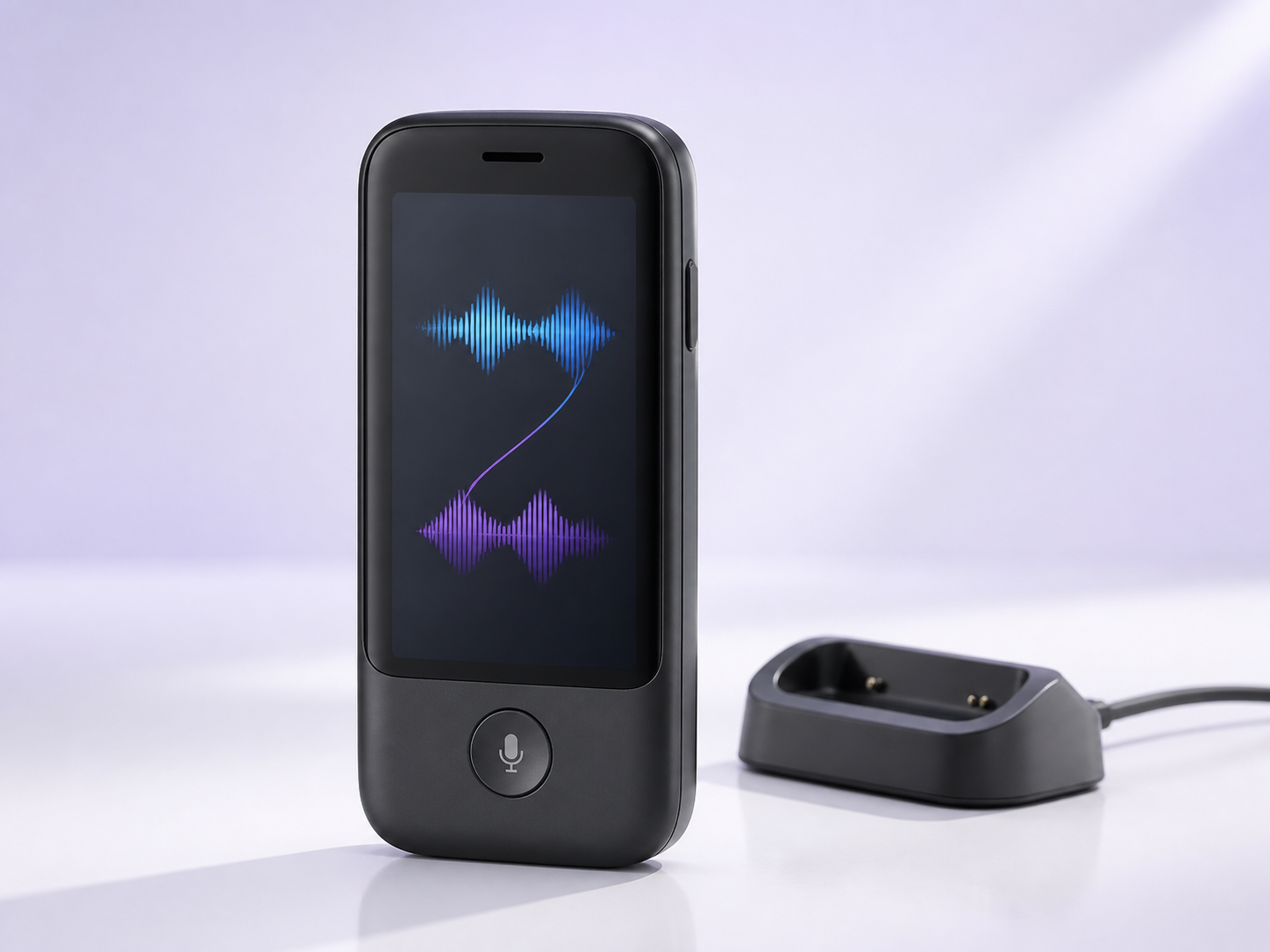 A generic unbranded dedicated translation device and charging dock